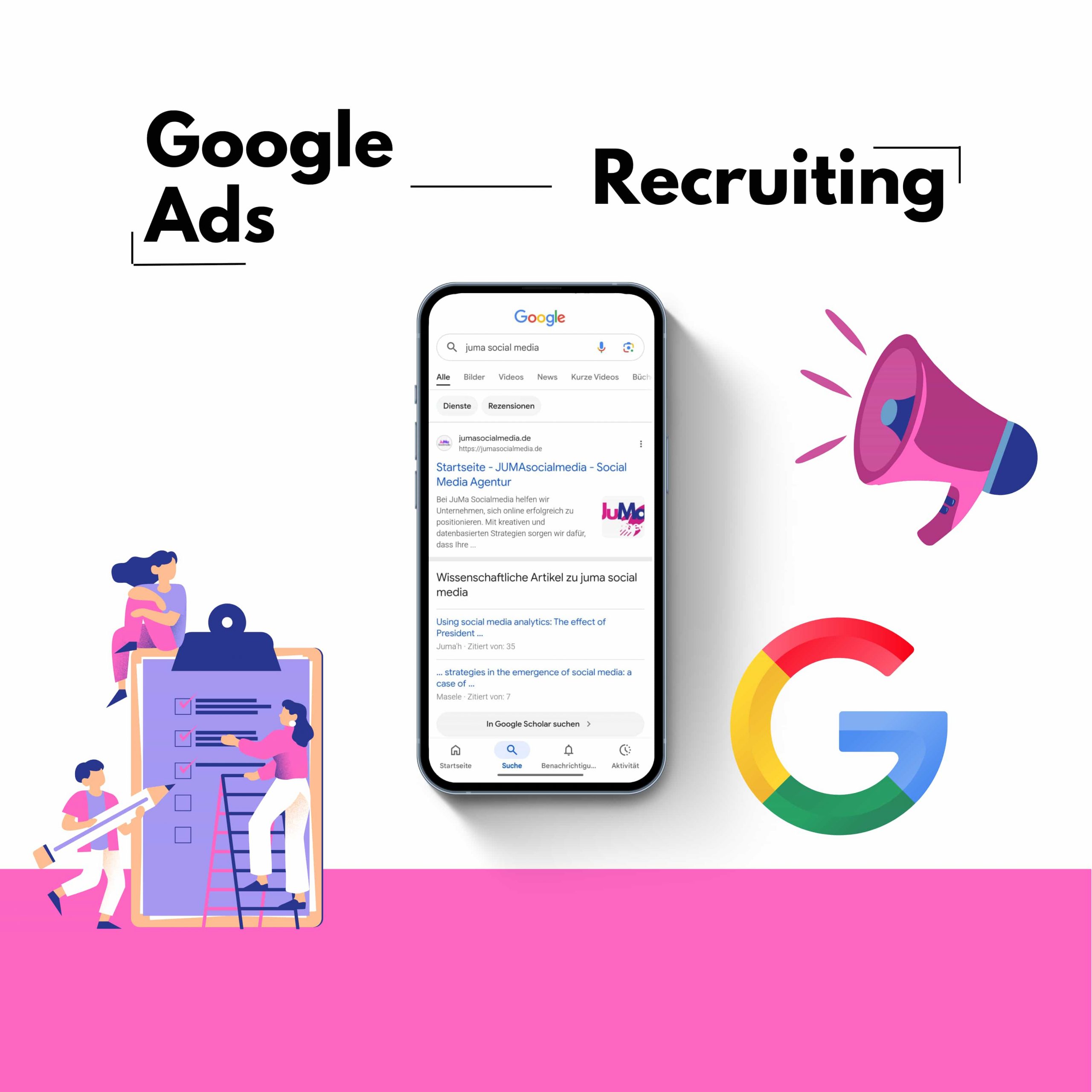 Google-Ads und Recruiting-Anzeigen – Performance Marketing