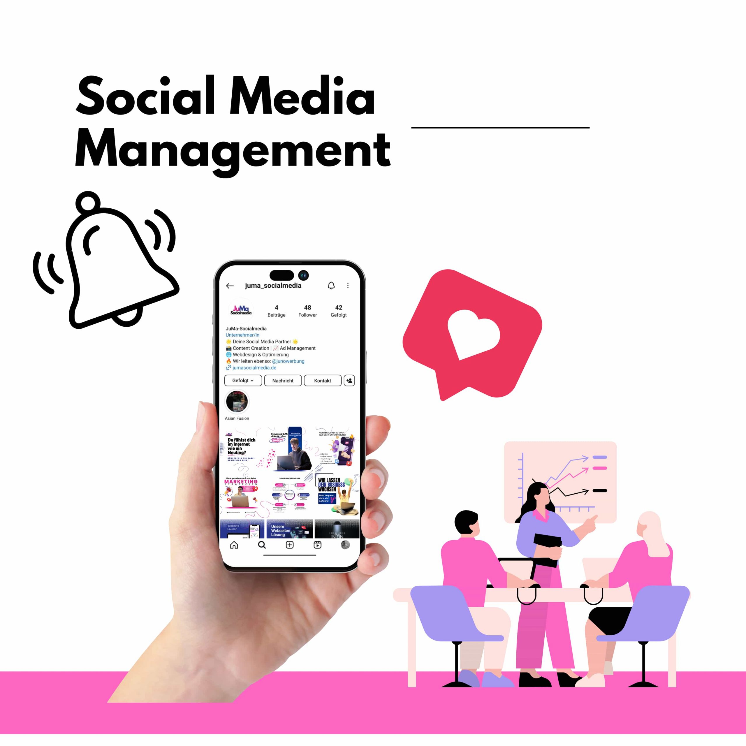 Social-Media-Management mit Redaktionsplan und Community-BetreuungSocial-Media-Management mit Redaktionsplan und Community-Betreuung