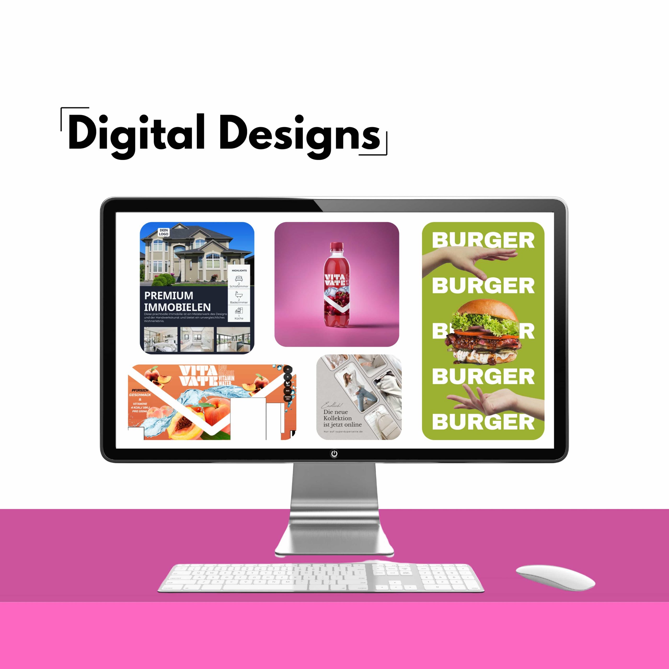Digitales Design und Marken-Grafiken für Unternehmen